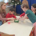 Uzupełnianie foremek gliceryną